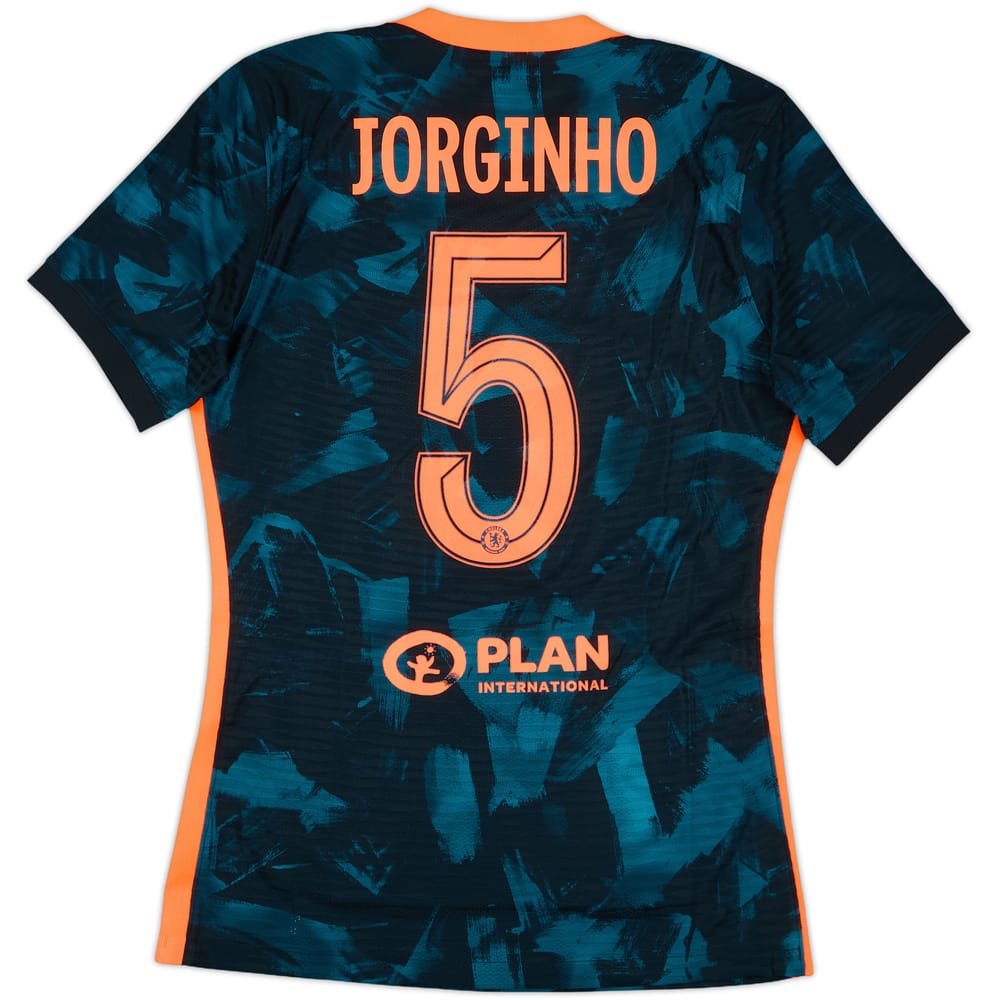 2021-22 Chelsea Player Issue Third Shirt Jorginho #5