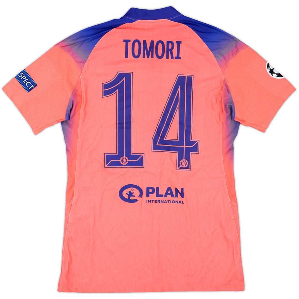 2020-21 Chelsea Match Issue Champions League Third Shirt Tomori #14