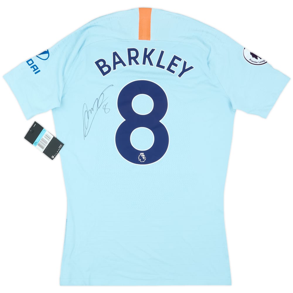 2018-19 Chelsea Player Issue Signed Third Shirt Barkley #8
