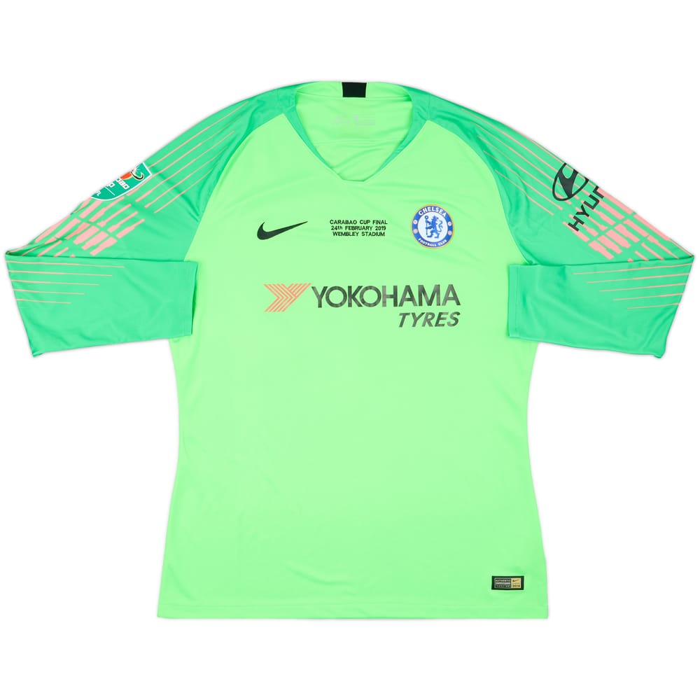 2019 Chelsea Player Issue Carabao Cup Final GK Shirt