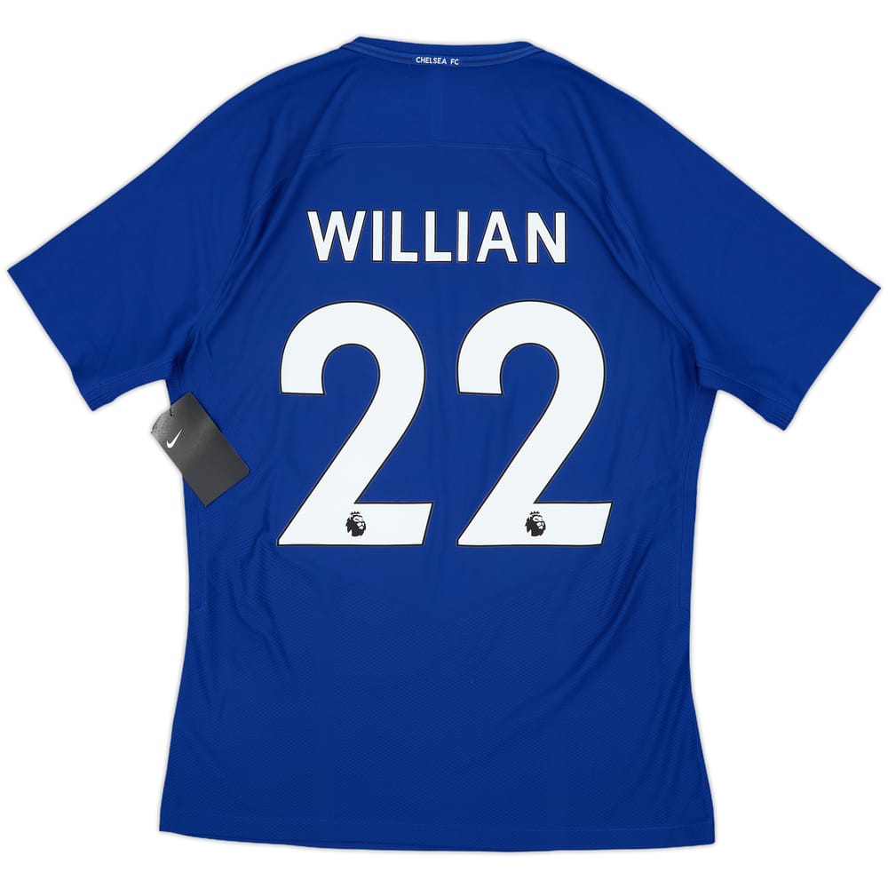 2017-18 Chelsea Player Issue Home Shirt Willian #22 (M)
