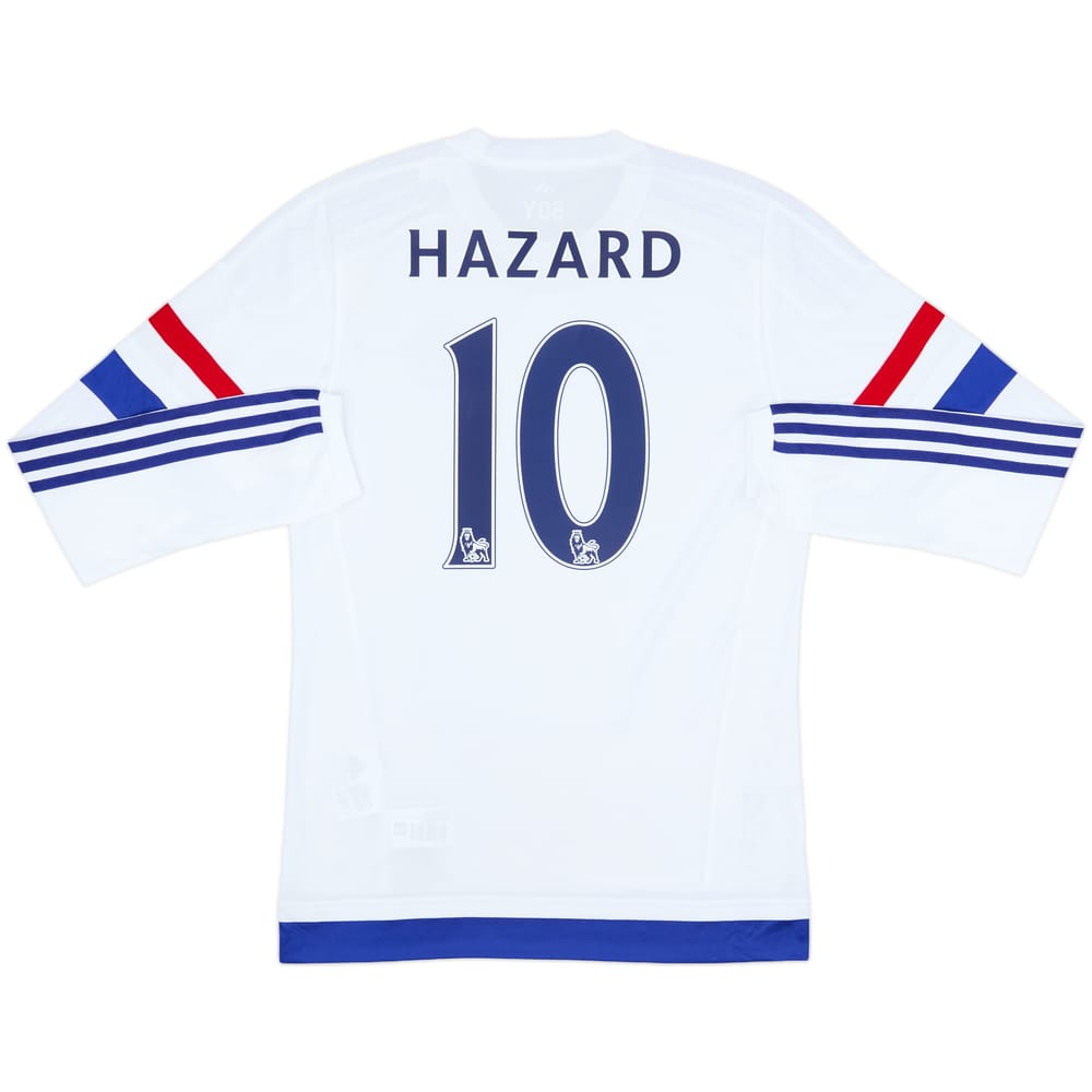 2015-16 Chelsea Player Issue Sample Away L/S Shirt Hazard #10 - 7/10 - (M)