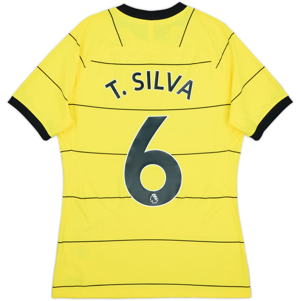 2021-22 Chelsea Authentic Away Shirt T.Silva #6 - 10/10 - (M)
