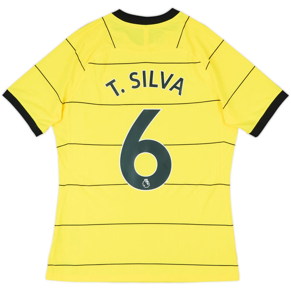 2021-22 Chelsea Authentic Away Shirt T.Silva #6 - 10/10 - (L)