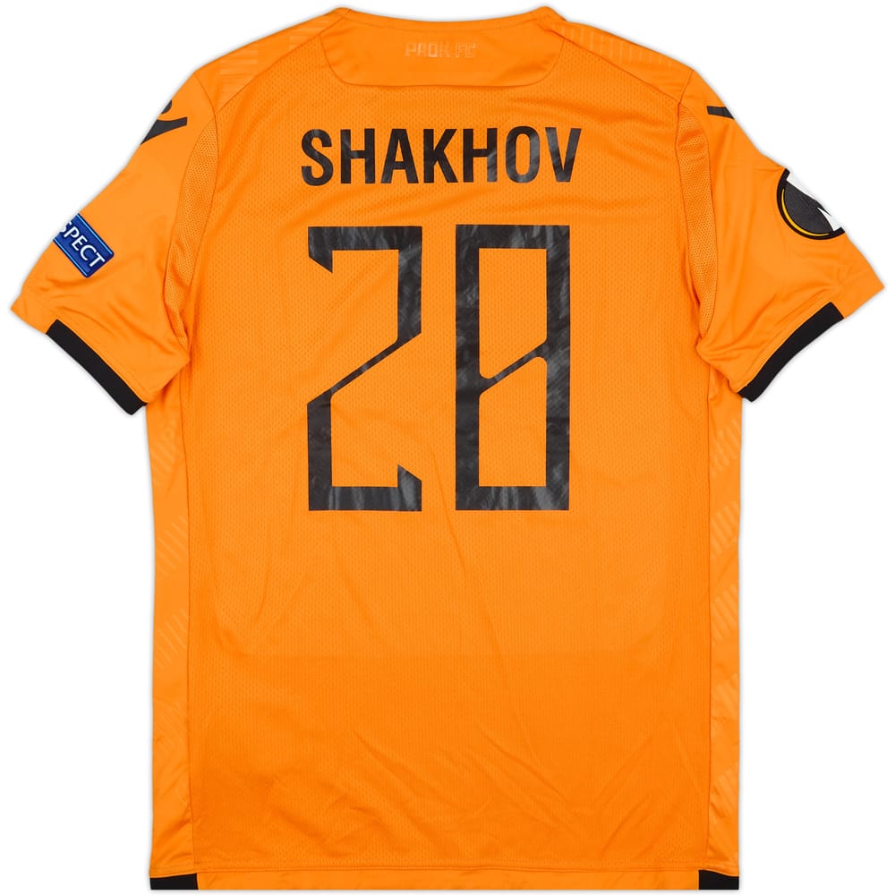 2018-19 PAOK Match Issue Europa League Third Shirt Shakhov #28