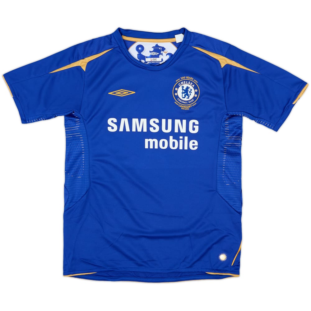 2005-06 Chelsea Centenary Home Shirt - 9/10 - (M.Boys)