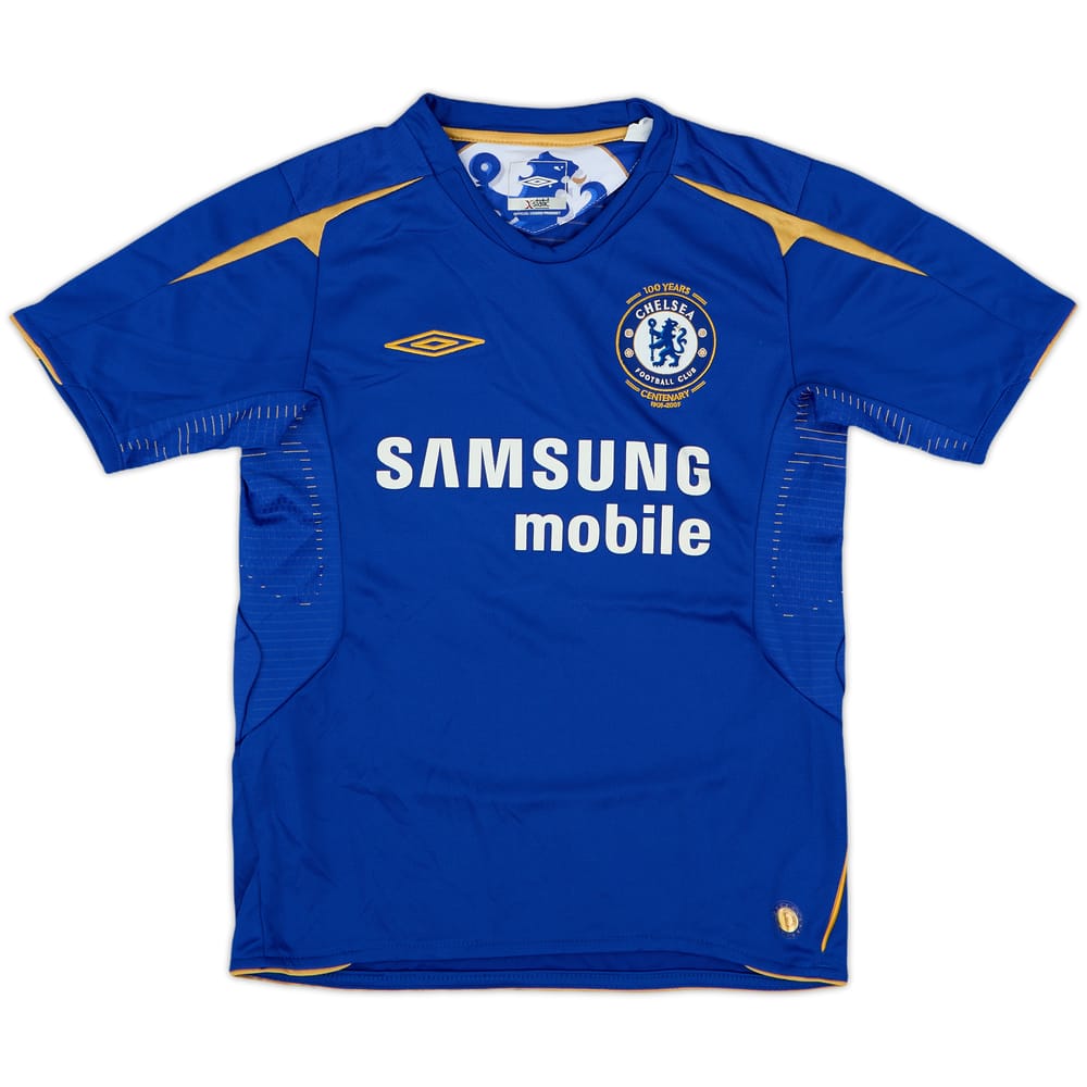 2005-06 Chelsea Centenary Home Shirt - 7/10 - (S.Boys)