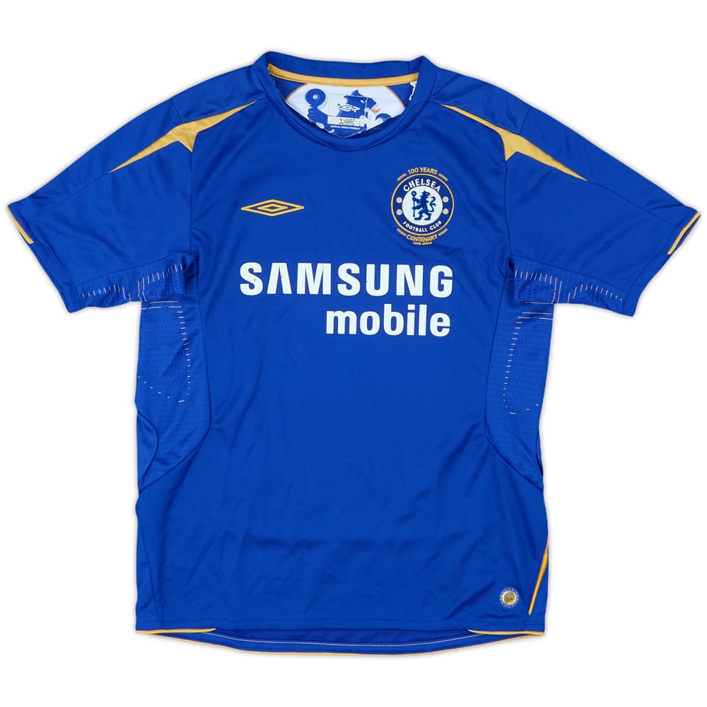 2005-06 Chelsea Centenary Home Shirt - 7/10 - (M.Boys)