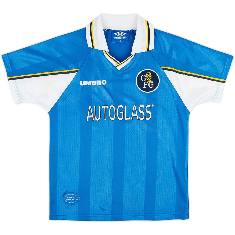 1997-99 Chelsea Home Shirt - 7/10 - (L.Boys)