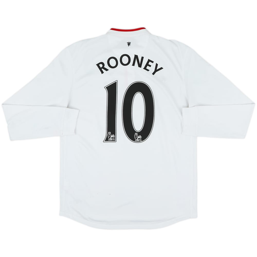 2012-14 Manchester United Away L/S Shirt Rooney #10 - 8/10 - (M)