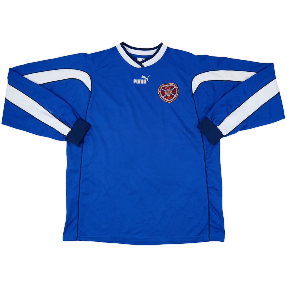 2000s Puma Template Training L/S Shirt (Hearts) - 5/10 - (XL)