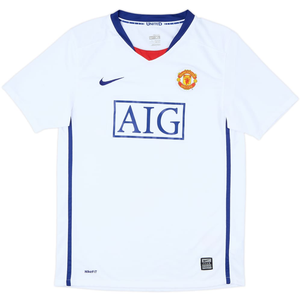 2008-10 Manchester United Away Shirt - 8/10 - (XL.Boys)