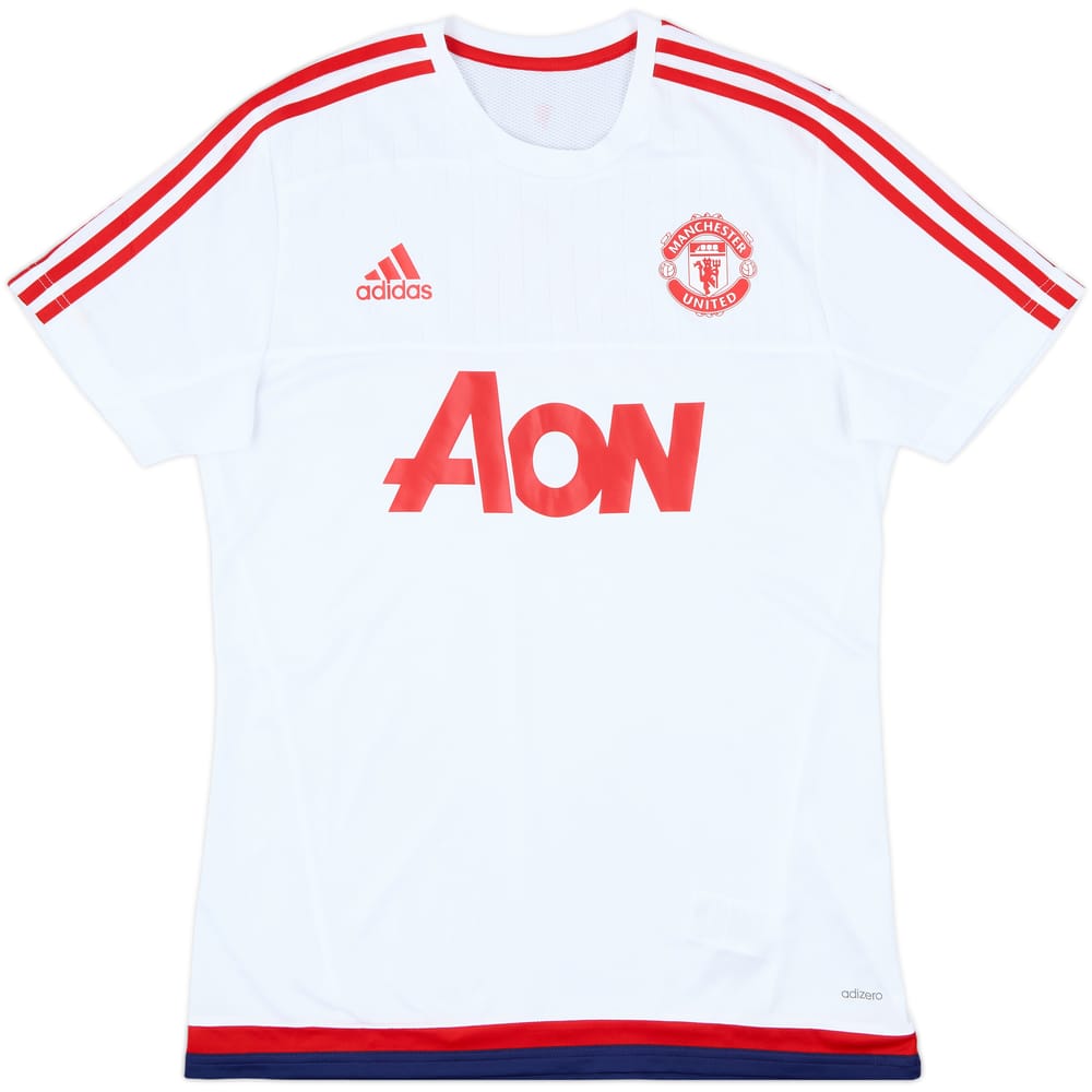 2015-16 Manchester United adizero Training Shirt - 9/10 - (M)