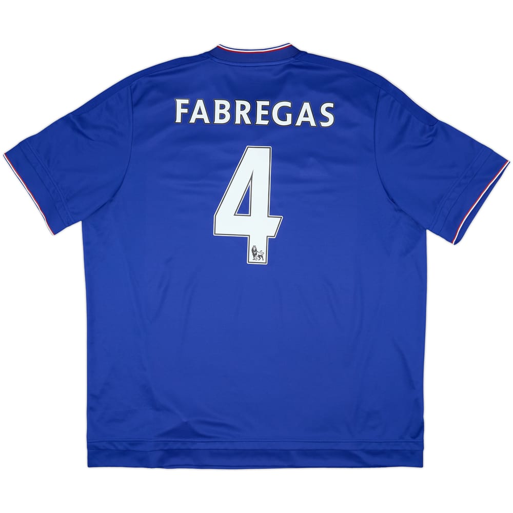 2015-16 Chelsea Home Shirt Fabregas #4 - 8/10 - (XXL)