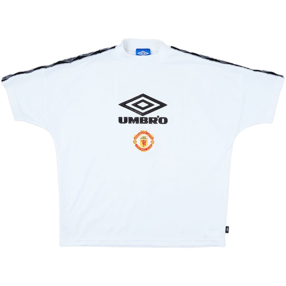1994-96 Manchester United Umbro Training Shirt - 9/10 - (L)