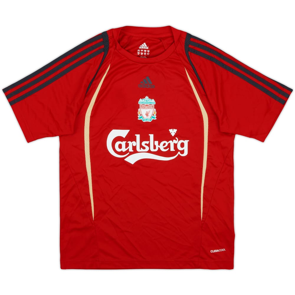 2009-10 Liverpool adidas Training Shirt - 8/10 - (L.Boys)