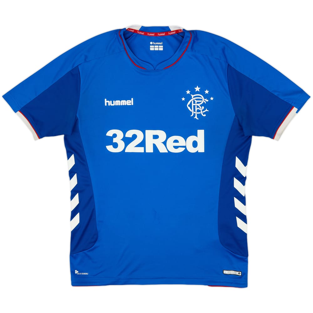2018-19 Rangers Home Shirt - 7/10 - (L)