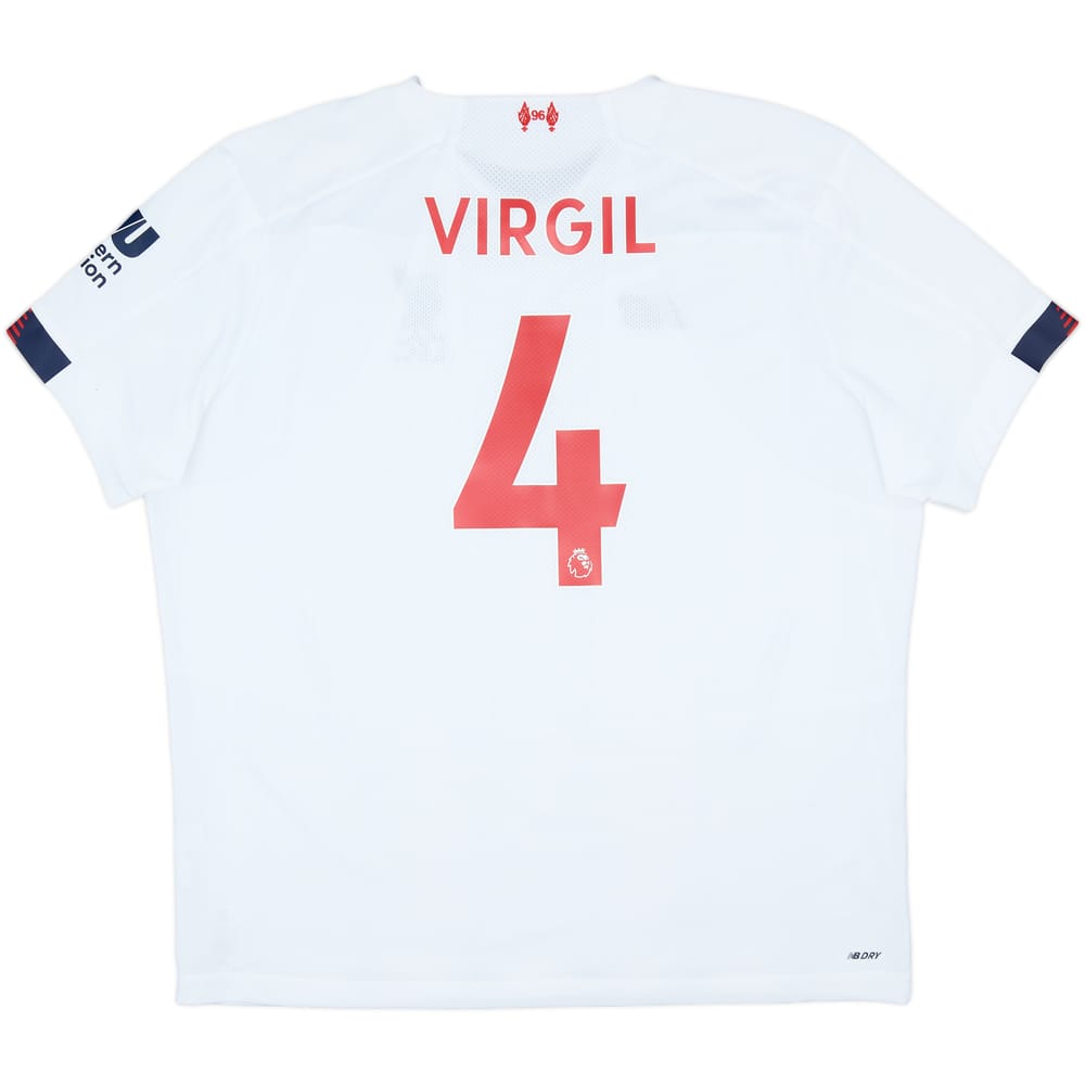 2019-20 Liverpool Away Shirt Virgil #4 - 9/10 - (XXL)