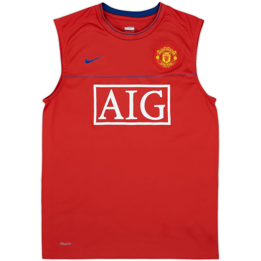 2008-09 Manchester United Nike Training Vest - 8/10 - (M)