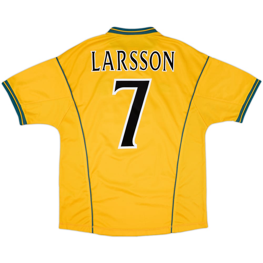 2002-03 Celtic Away Shirt Larsson #7 - 7/10 - (L)
