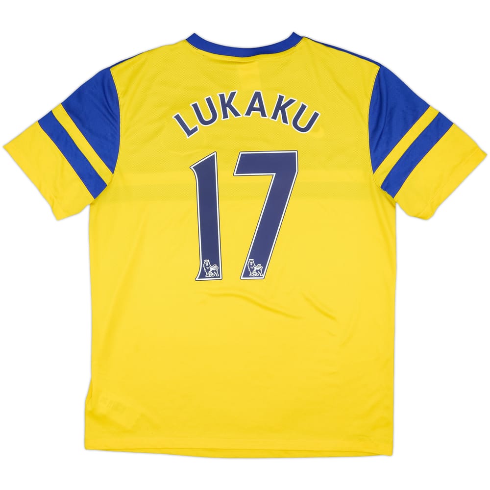 2013-14 Everton Away Shirt Lukaku #17 - 7/10 - (L)