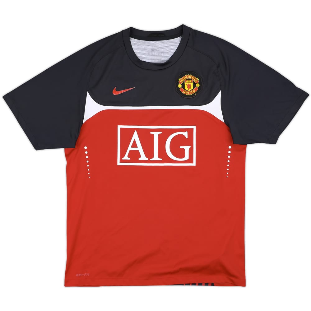 2010-11 Manchester United Nike Training Shirt - 7/10 - (M)