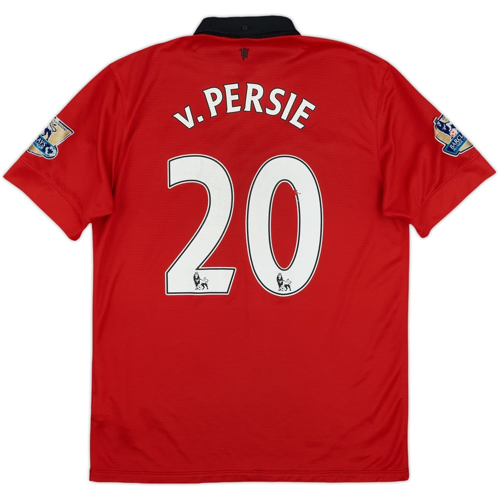 2013-14 Manchester United Home Shirt v. Persie #20 - 5/10 - (M)
