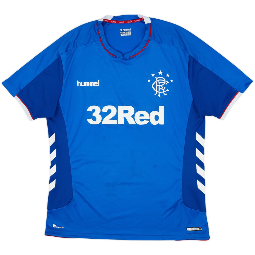 2018-19 Rangers Home Shirt - 7/10 - (XXL)