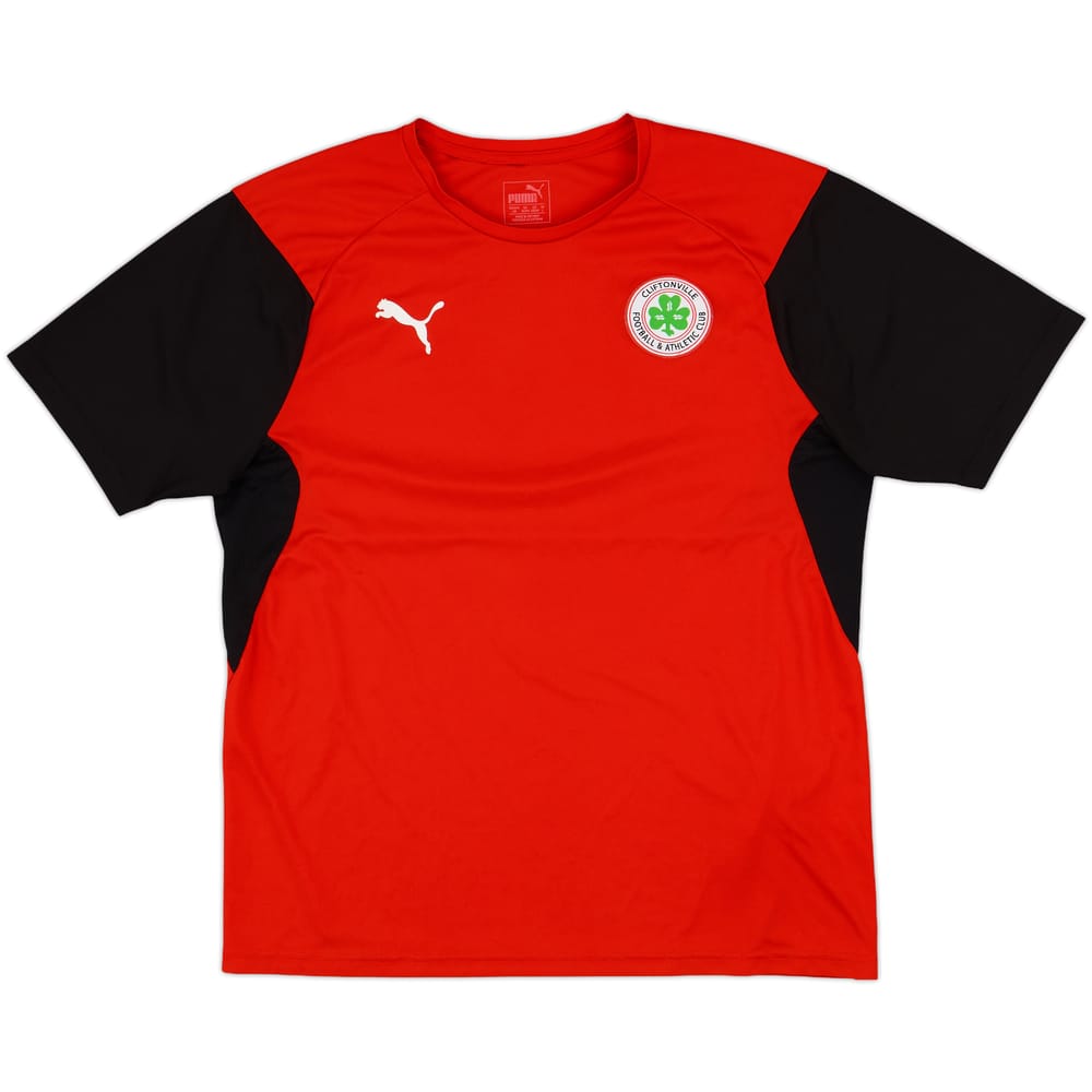 2018-19 Cliftonville Puma Training Shirt - 9/10 - (L)
