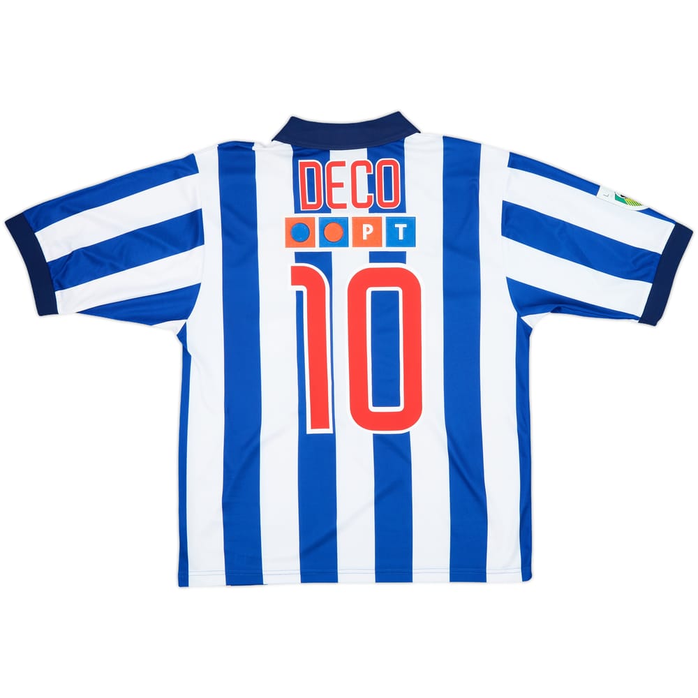 2002-03 Porto Home Shirt Deco #10 - 8/10 - (XL)
