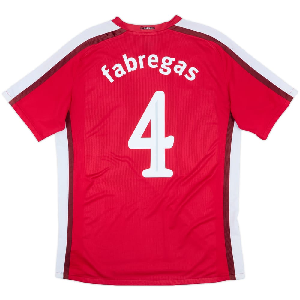 2008-10 Arsenal Home Shirt Fabregas #4 - 5/10 - (L)