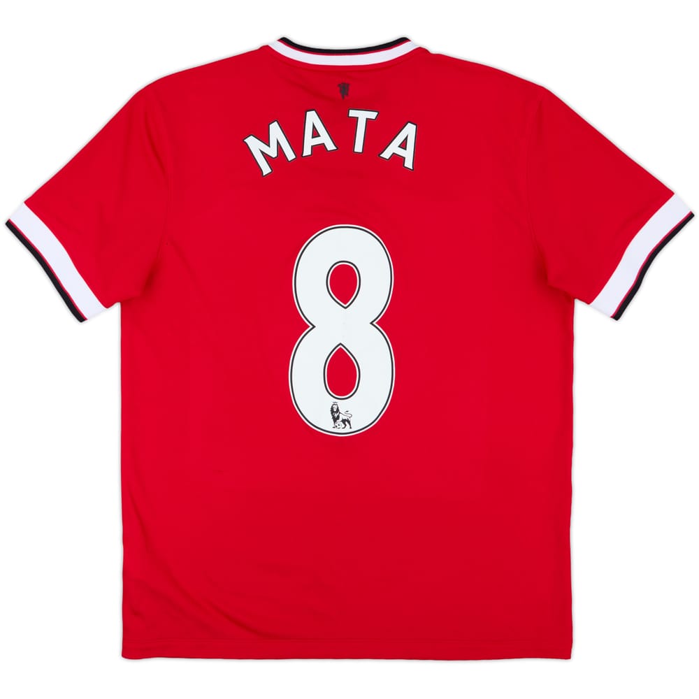 2014-15 Manchester United Home Shirt Mata #8 - 7/10 - (L)