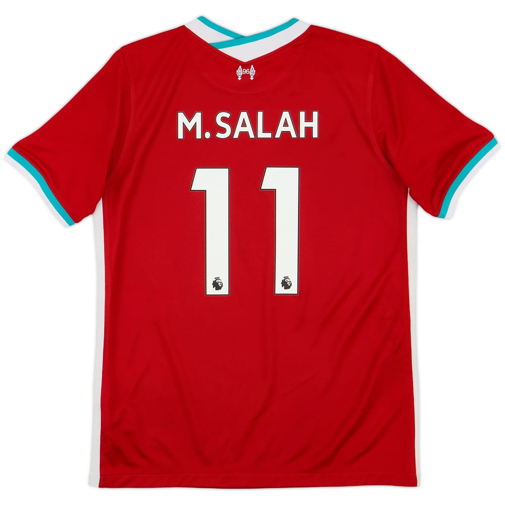 2020-21 Liverpool Home Shirt M.Salah #11 - 6/10 - (L.Boys)