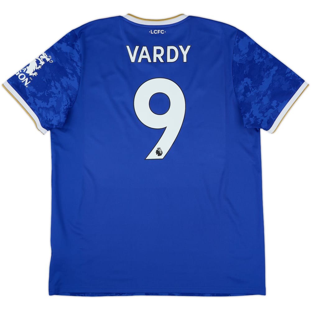 2021-22 Leicester Home Shirt Vardy #9 - 9/10 - (XL)