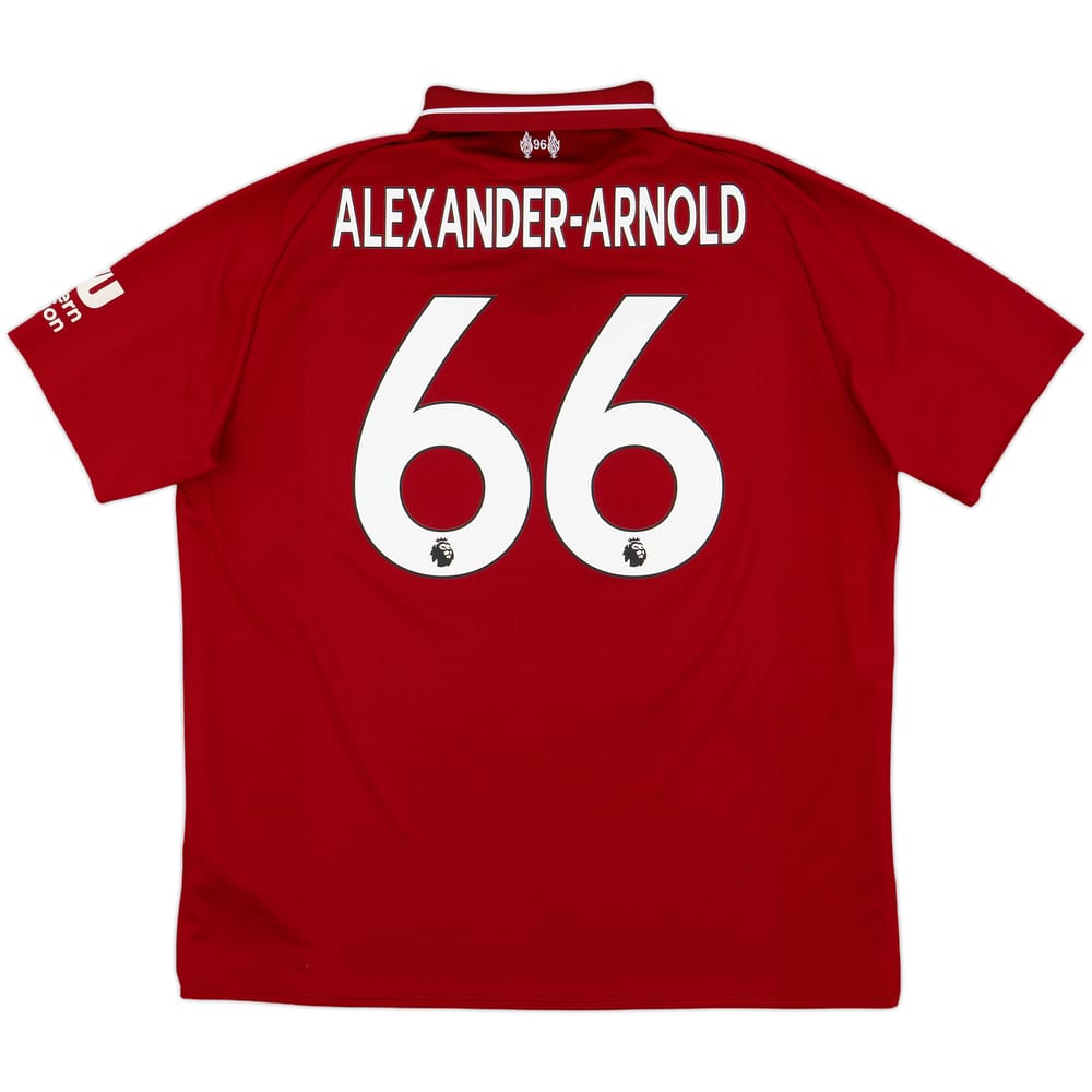 2018-19 Liverpool Home Shirt Alexander-Arnold #66 - 8/10 - (XL)