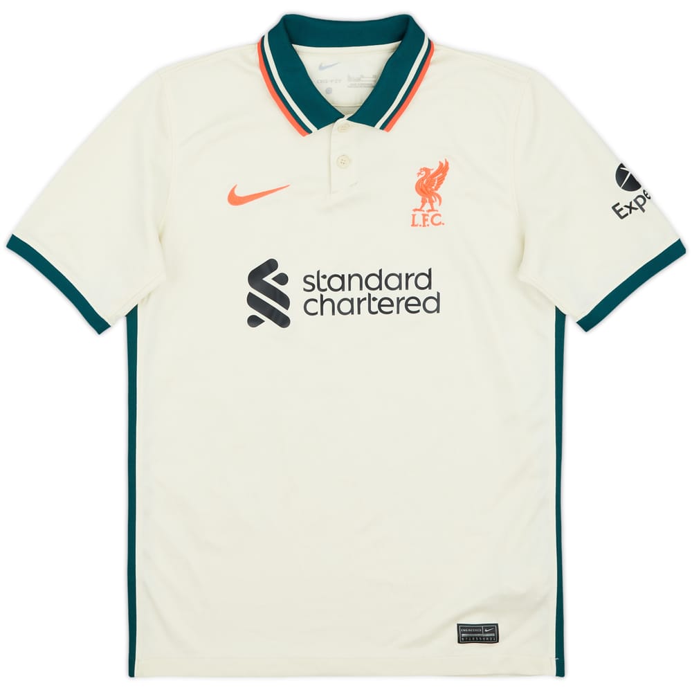 2021-22 Liverpool Away Shirt - 3/10 - (XL.Boys)
