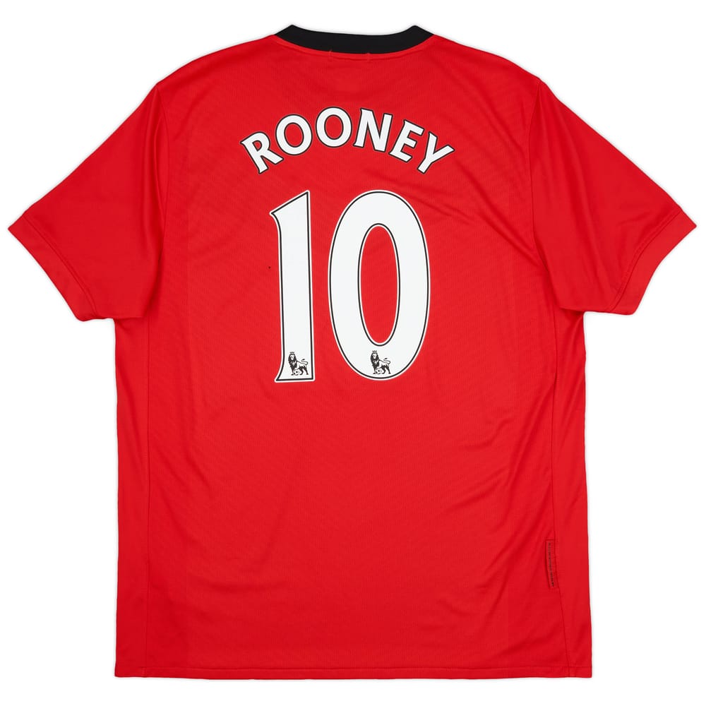 2009-10 Manchester United Home Shirt Rooney #10 - 8/10 - (L)