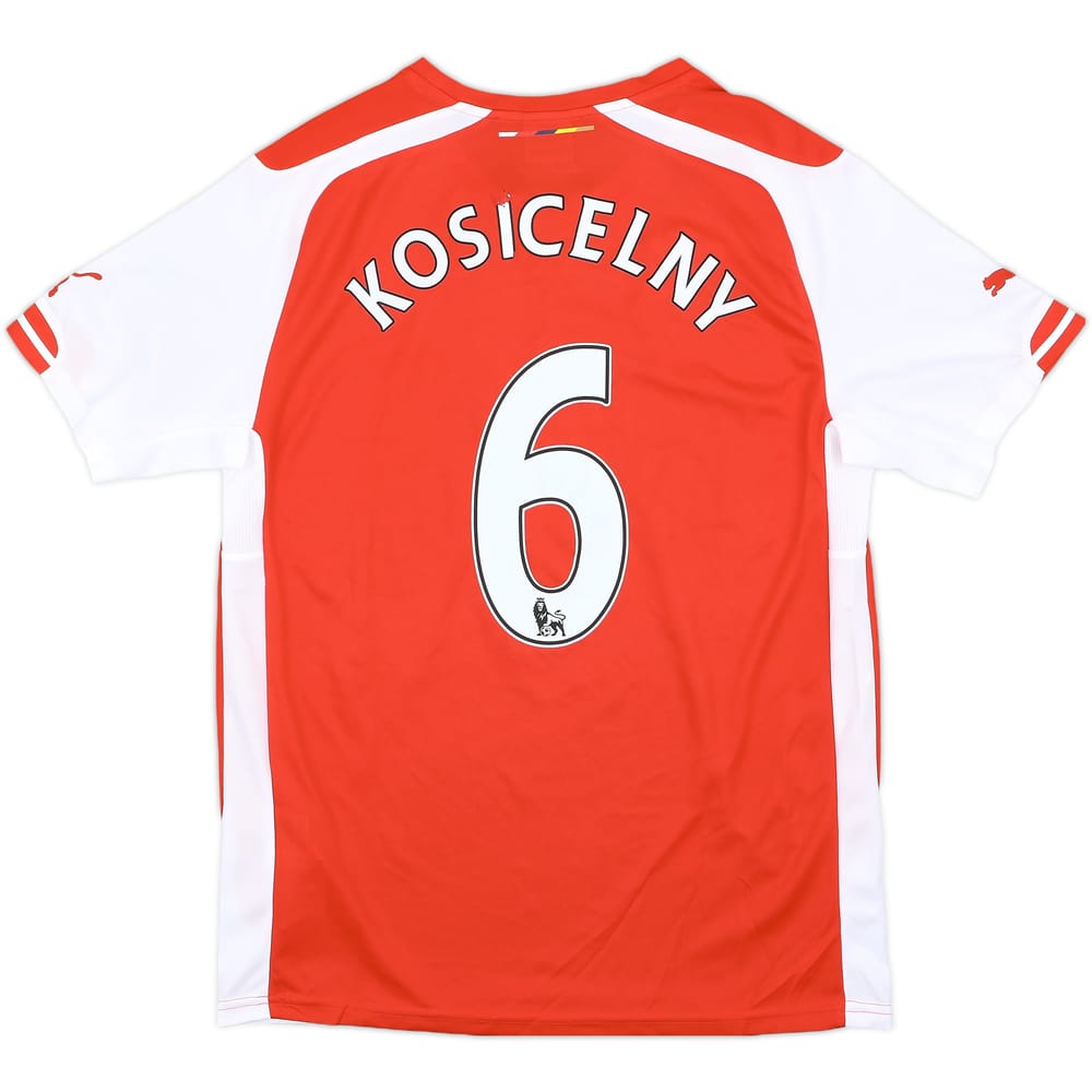 2014-15 Arsenal Home Shirt Kosicelny #6 - 5/10 - (M)