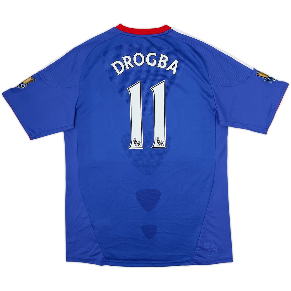 2010-11 Chelsea Home Shirt Drogba #11 - 7/10 - (L)
