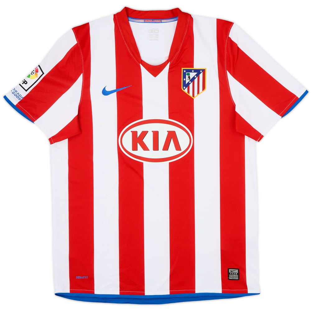 2008-09 Atletico Madrid Home Shirt - 10/10 - (M)