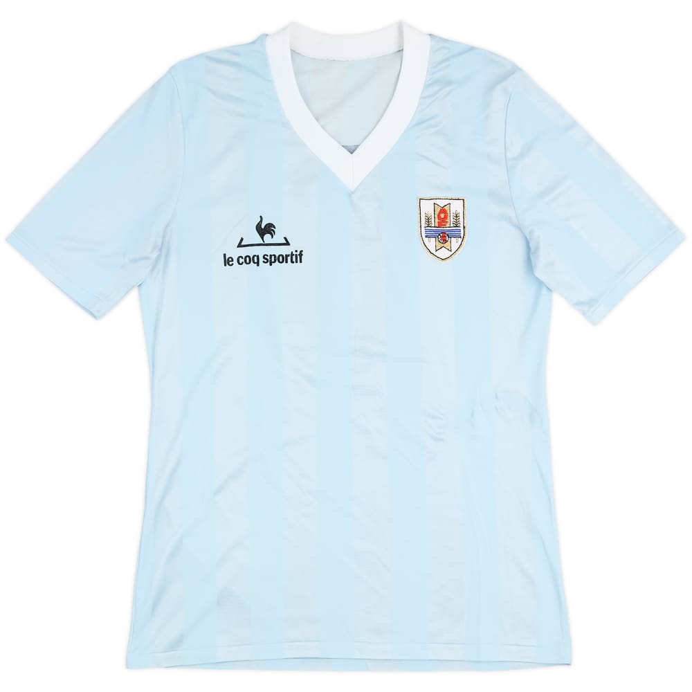1985-86 Uruguay Match Issue Home Shirt #6