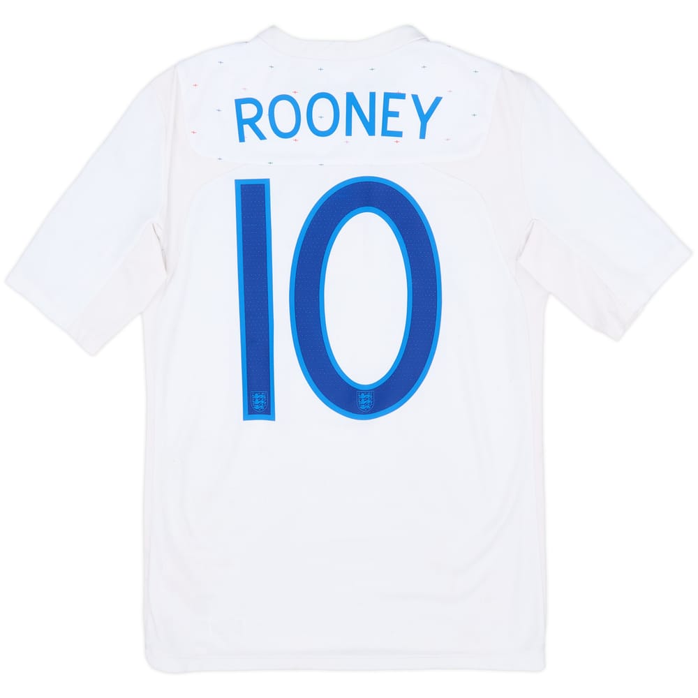 2010-11 England Home Shirt Rooney #10 - 6/10 - (L.Boys)
