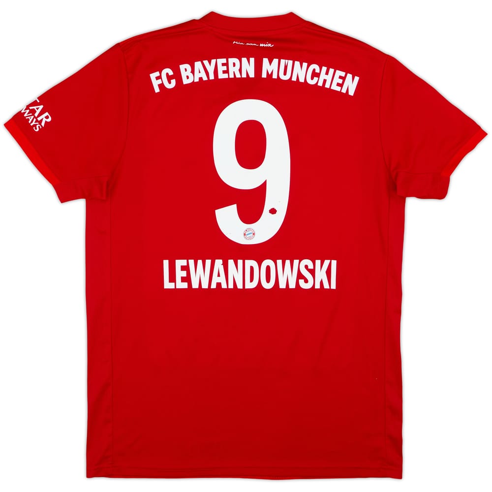 2019-20 Bayern Munich Home Shirt Lewandowski #9 - 5/10 - (M)