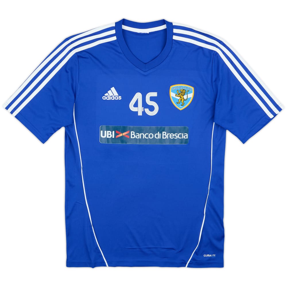 2013-14 Brescia Player Issue adidas Training Shirt #45 - 8/10 - (S)