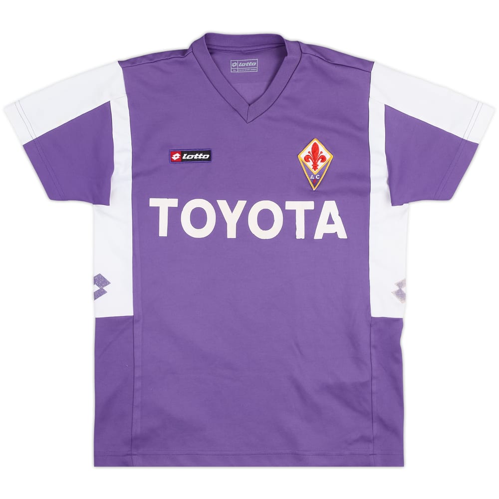 2007-08 Fiorentina Lotto Training Shirt - 4/10 - (XL.Boys)