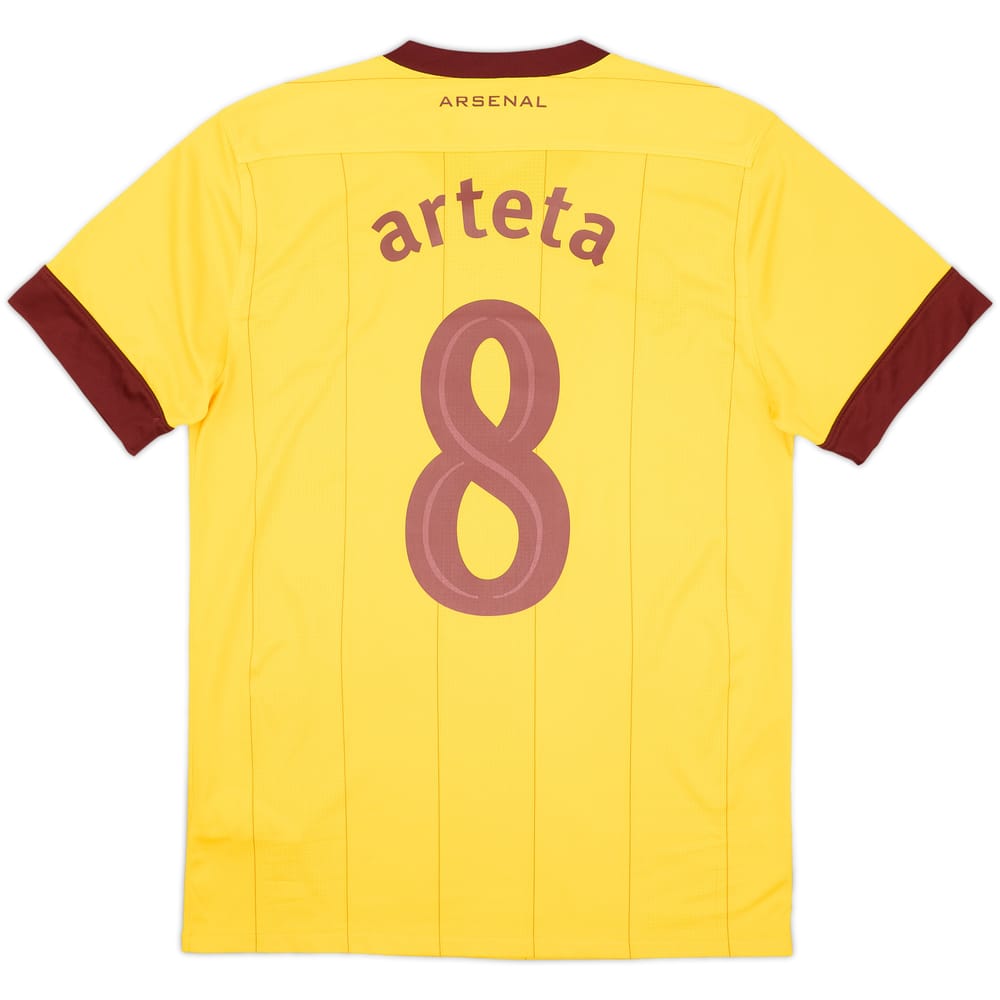 2010-13 Arsenal Camiseta de Visitante Arteta #8 - 7/10 - (S)