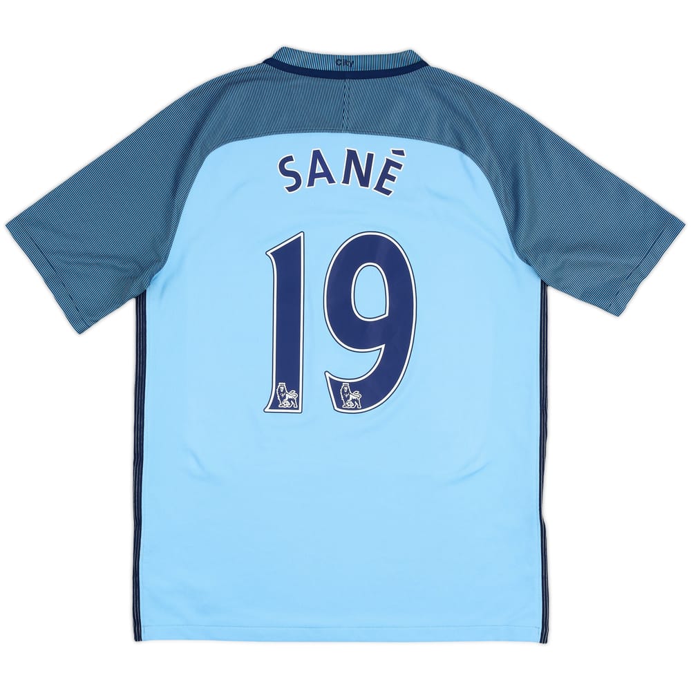 2016-17 Manchester City Home Shirt Sane #19 - 8/10 - (M)