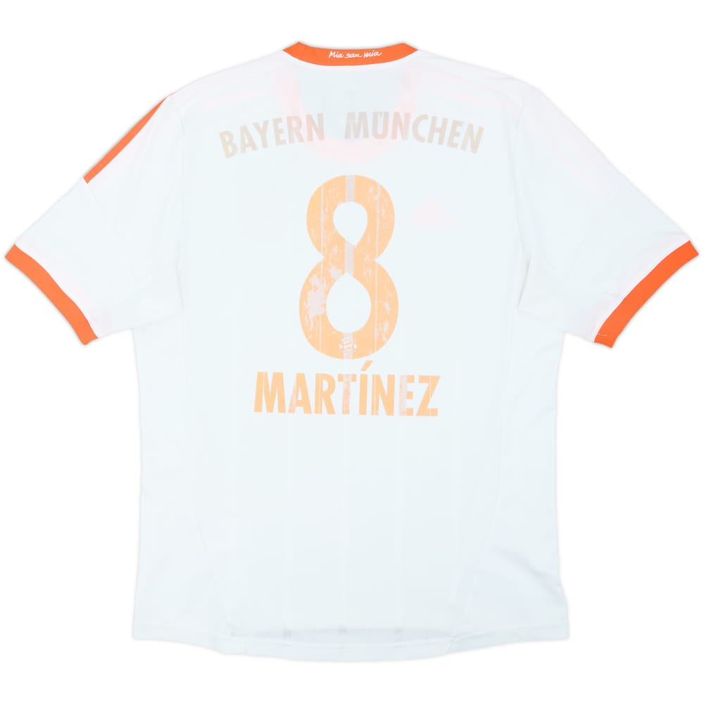 Camiseta de visitante del Bayern Munich 2012-13 Martinez #8 - 4/10 - (L)