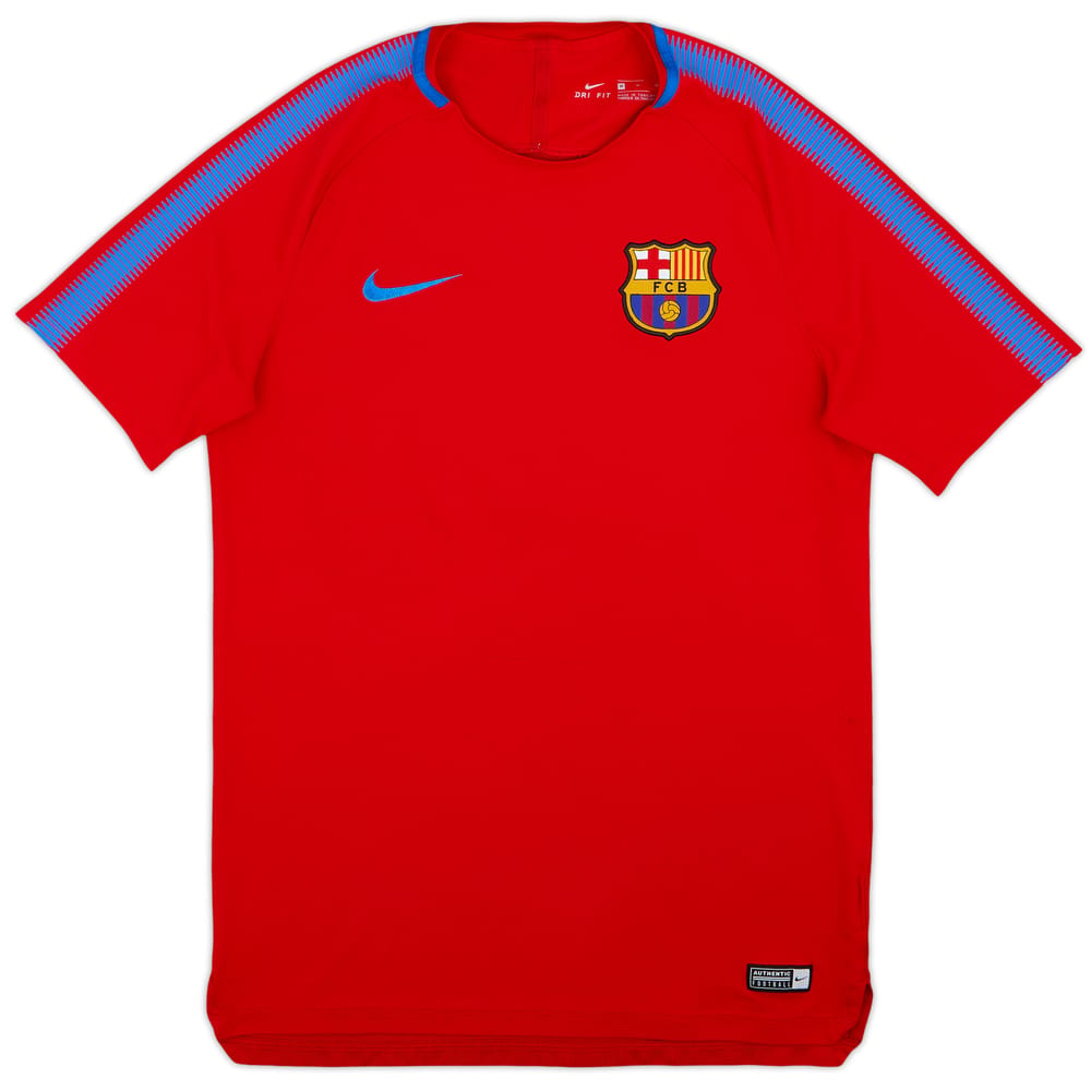 2017-18 Barcelona Nike Training Shirt - 8/10 - (M)