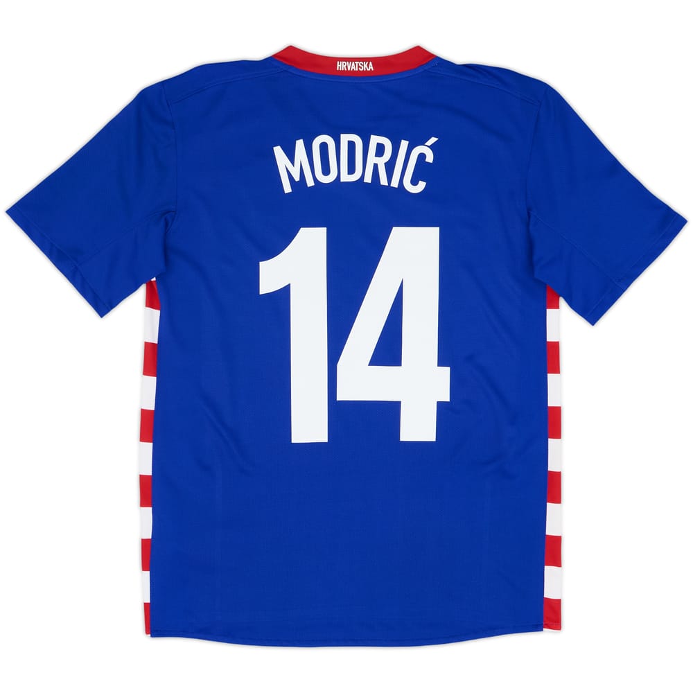 2007-09 Croatia Maillot Extérieur Modric #14 - 10/10 - (S)